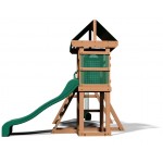 Complex de joaca Aurora Play Backyard Discovery - Swing Set- Centru multifuntional din lemn de cedru 